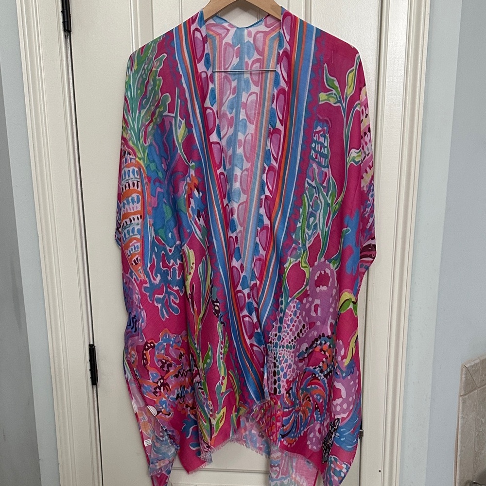 Vibrant Multicolor Kimono Cardigan